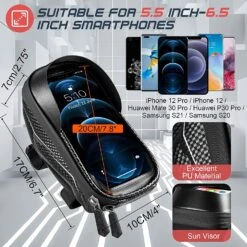 Support Smartphone Moto Avec Rangement 9 Support Smartphone Moto Avec Rangement -Monde Electronique Support Smartphone Moto Bisnie taille telephone