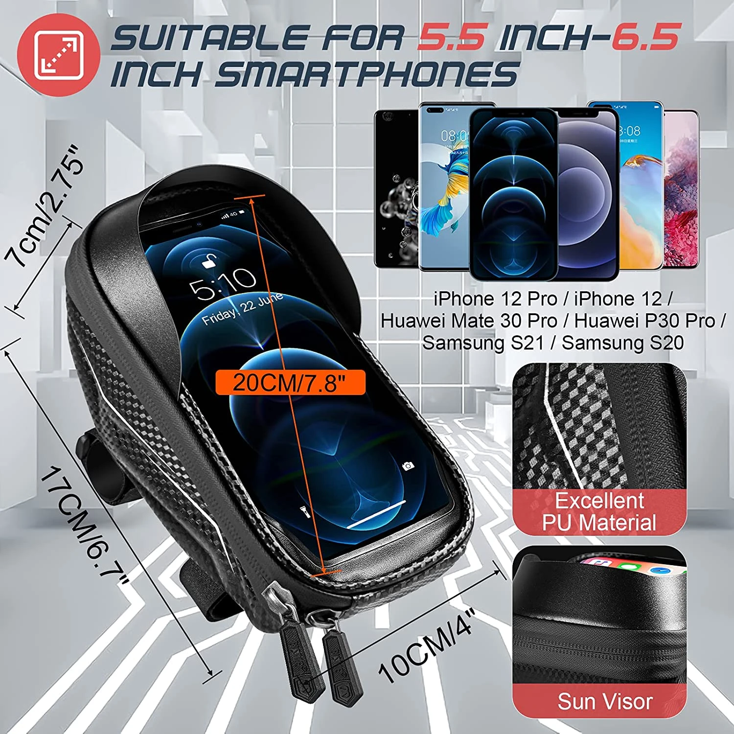 Support Smartphone Moto Avec Rangement 6 Support Smartphone Moto Avec Rangement – Image 4