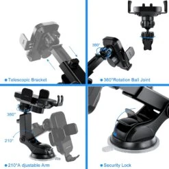 Support Smartphone Voiture Automatique -Monde Electronique Support Smartphone Voiture Automatique utilisations