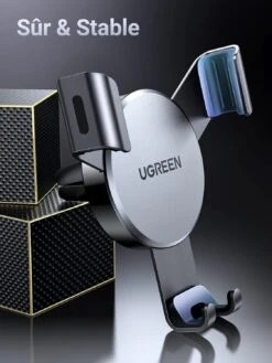 Support Smartphone Voiture Gravité -Monde Electronique Support Smartphone Voiture Gravite sur et stable