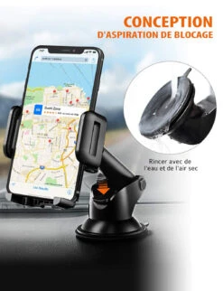 Support Smartphone Voiture Angle Réglable -Monde Electronique Support Smartphone voiture Angle reglable conception