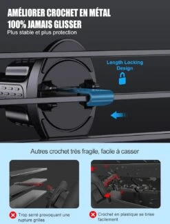 Support Téléphone Aération Voiture -Monde Electronique Support Telephone Aeration Voiture conception intelligente