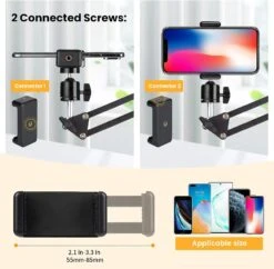 Support Téléphone Bras Articulé -Monde Electronique Support Telephone Bras Articule lit 1