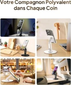 Support Téléphone Bureau Réglable -Monde Electronique Support Telephone Bureau Reglable compagnon