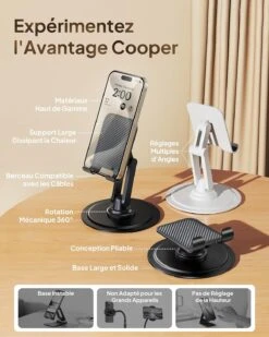 Support Téléphone Bureau Réglable -Monde Electronique Support Telephone Bureau Reglable experimentez