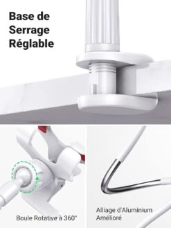 Support Smartphone Flexible Universel -Monde Electronique Support Telephone Flexible Universel epaisseur