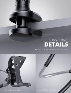 Support Téléphone Long Bras -Monde Electronique Support Telephone Long Bras details