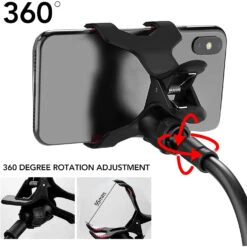 Support Téléphone Pliable De 75 Centimètres -Monde Electronique Support Telephone Pliable 360 degres rotation