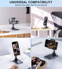 Support Téléphone Polyvalent Bureau -Monde Electronique Support Telephone Vertical utilisation