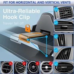 Support Téléphone Voiture 3 En 1 -Monde Electronique Support Telephone Voiture 3 en 1 solide