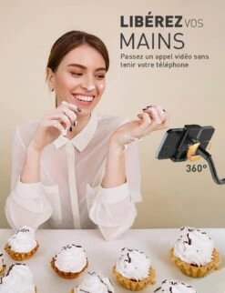 Support Téléphone Pour Lit -Monde Electronique Support Telephone pour Lit liberez vos mains