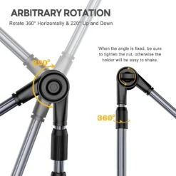 Support Téléphone Allongé Sur Le Lit -Monde Electronique Support Telephone pour Regarder Film rotation