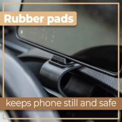 Support Voiture Smartphone Avec Pince -Monde Electronique Support Voiture Smartphone avec Pince caoutchouc