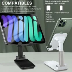 Support Pour Tablette Et Smartphone -Monde Electronique Support Zhike de telephone et tablette smartphone