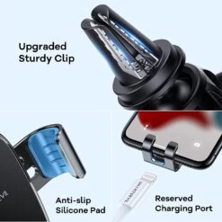 Support Téléphone Voiture Fixe -Monde Electronique Support attache voiture SmartDevil robuste