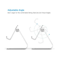 Support En Aluminium Pour Tablette Et Smartphone -Monde Electronique Support bureau Apiker pour smartphones angle reglable