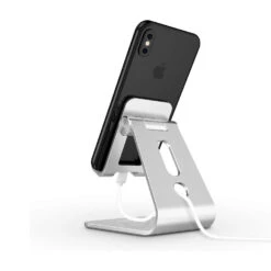 Support En Aluminium Pour Tablette Et Smartphone -Monde Electronique Support bureau Apiker pour smartphones iphone