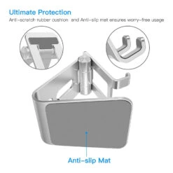 Support En Aluminium Pour Tablette Et Smartphone -Monde Electronique Support bureau Apiker pour smartphones surface