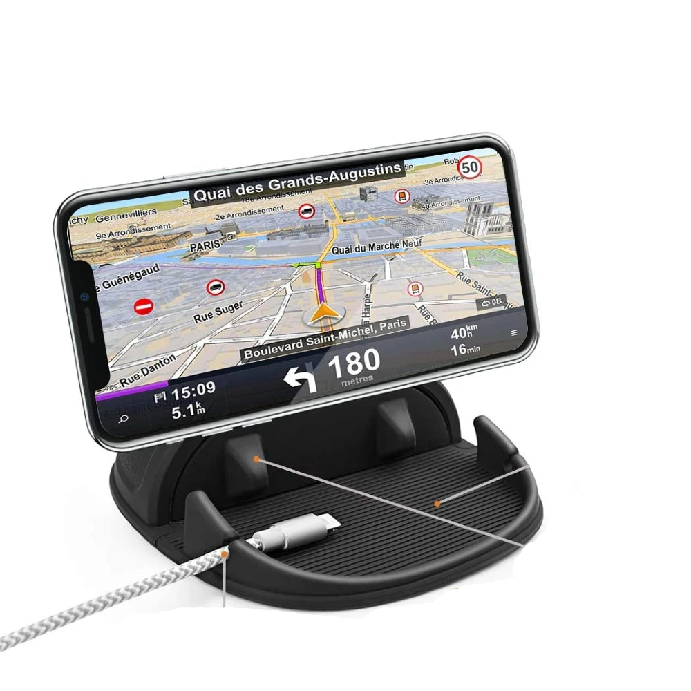 Support Téléphone Voiture Antidérapant 4 Support Téléphone Voiture Antidérapant – Image 2