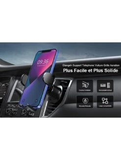Support De Téléphone Portable Pour Voiture à Crochet -Monde Electronique Support pour telephone voiture Glangeh plus facile