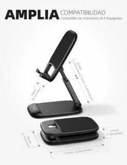Support Téléphone Portable Réglable Pliable 13 Support Téléphone Portable Réglable Pliable -Monde Electronique Support smartphone bureau pliable dock ample