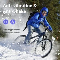 Attache Portable Vélo -Monde Electronique Support telephone Acrhkoor velo anti vibrations