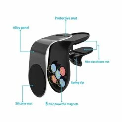 Porte Téléphone Voiture Magnétique -Monde Electronique Support telephone Bendics Voiture aimants puissants