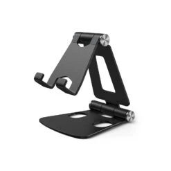 Support Téléphone Bureau Pliable -Monde Electronique Support telephone Blukar Bureau noir
