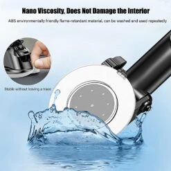 Support Téléphone Voiture Extensible -Monde Electronique Support telephone Bnimtm voiture ventouse lavable