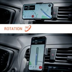 Petit Support Téléphone Voiture -Monde Electronique Support telephone Eono Voiture horizontal et vertical
