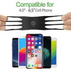 Pack De 2 Supports Smartphone Vélo En Silicone -Monde Electronique Support telephone HEYHIPPO velo 4 a 6.5 pouces