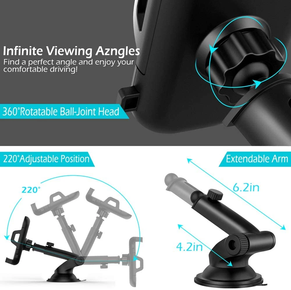 Support Smartphone Voiture Ventouse 5 Support Smartphone Voiture Ventouse – Image 3