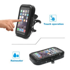 Support Téléphone Moto Scooter Et Vélo -Monde Electronique Support telephone Moto Aemiao tactile