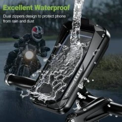 Support Téléphone Moto Anti-Vibration -Monde Electronique Support telephone Moto Anti Vibration waterproof
