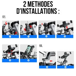 Support Téléphone Moto Charge Sans Fil 9 Support Téléphone Moto Charge Sans Fil -Monde Electronique Support telephone Moto Charge Induction methode dinstallation