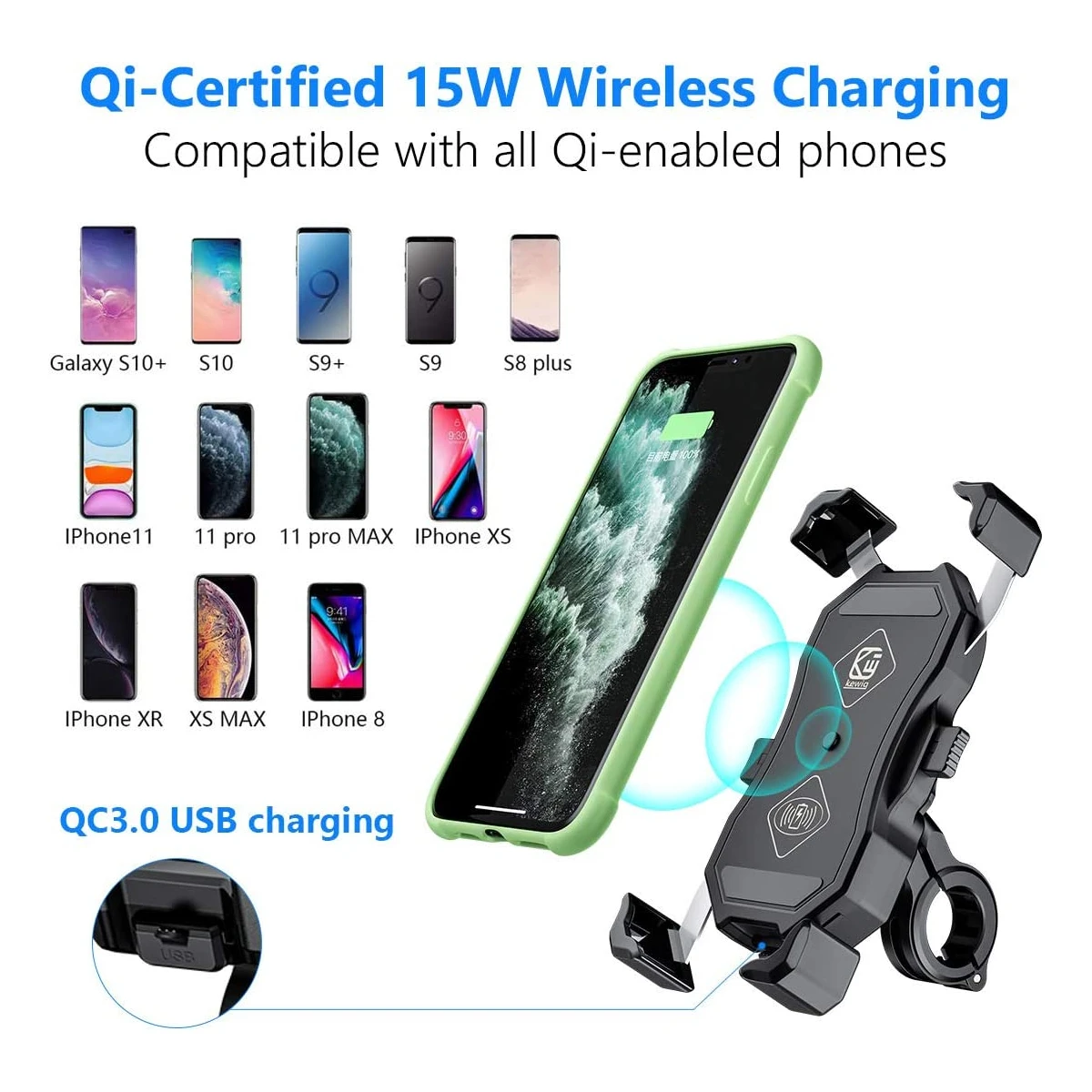 Support Smartphone Moto Charge Ultra Rapide 4 Support Smartphone Moto Charge Ultra Rapide – Image 2