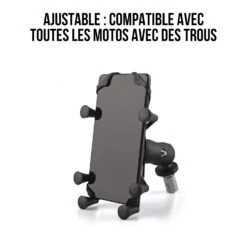 Porte Téléphone Moto Colonne De Direction 10 Porte Téléphone Moto Colonne De Direction -Monde Electronique Support telephone Moto Colonne de Direction compabilite universelle