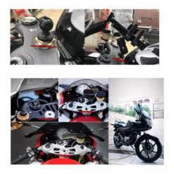 Porte Téléphone Moto Colonne De Direction 11 Porte Téléphone Moto Colonne De Direction -Monde Electronique Support telephone Moto Colonne de Direction exemple moto scooter