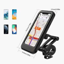 Support Smartphone Magnétique Moto 11 Support Smartphone Magnétique Moto -Monde Electronique Support telephone Moto Enduro grande taille