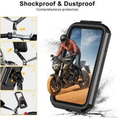 Support Smartphone Moto Anti Vibration 14 Support Smartphone Moto Anti Vibration -Monde Electronique Support telephone Moto Enoneo dustproof