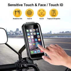 Support Smartphone Moto Anti Vibration 11 Support Smartphone Moto Anti Vibration -Monde Electronique Support telephone Moto Enoneo tactile face id