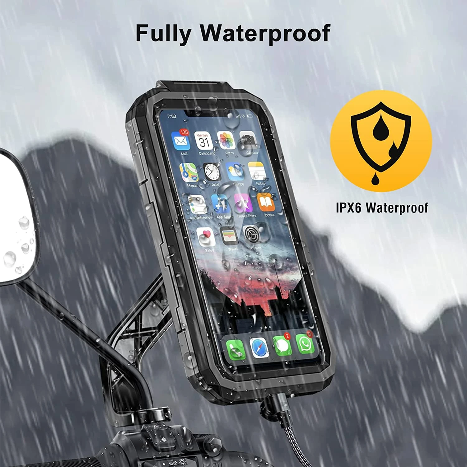 Support Smartphone Moto Anti Vibration 4 Support Smartphone Moto Anti Vibration – Image 2