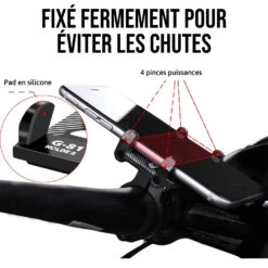 Support Téléphone Moto à Visser 10 Support Téléphone Moto à Visser -Monde Electronique Support telephone Moto GUB fermement installe