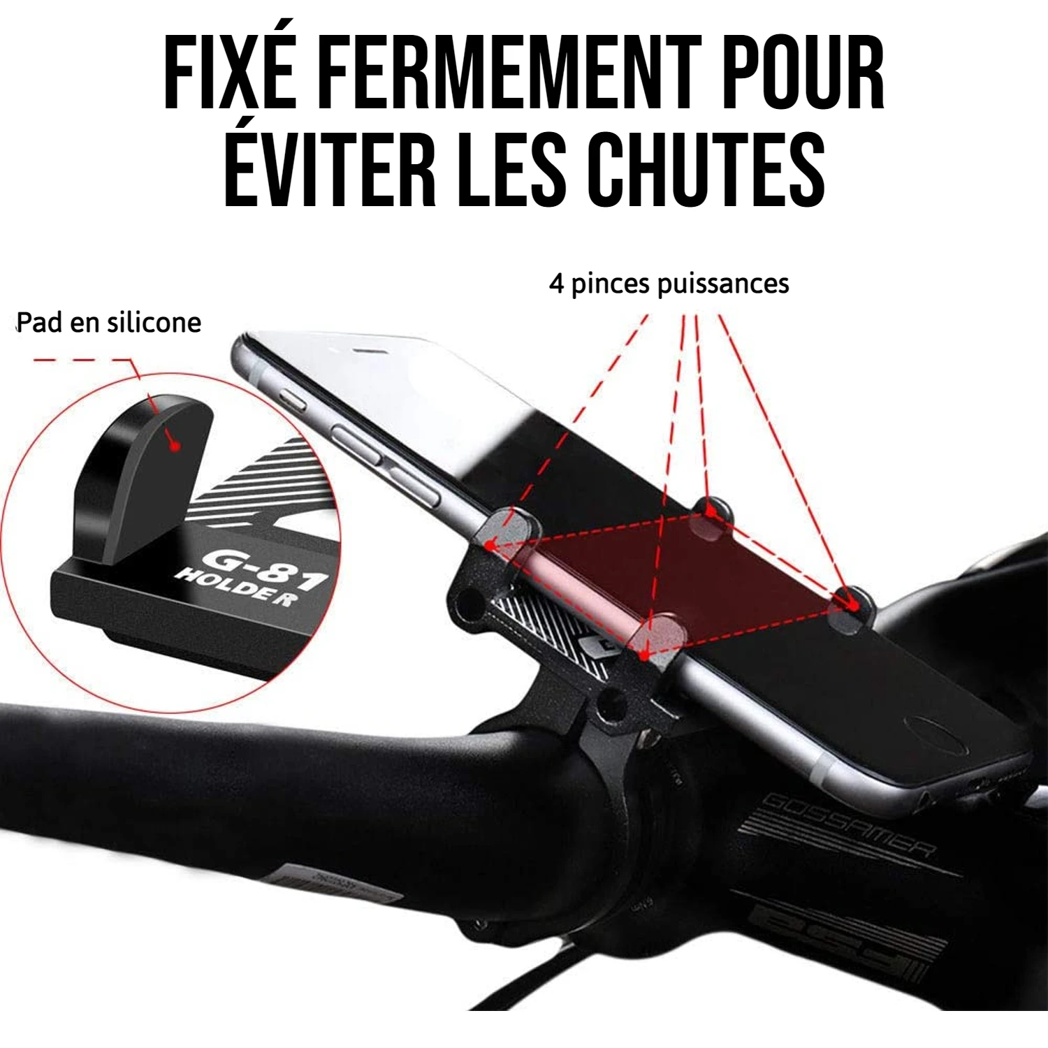 Support Téléphone Moto à Visser 4 Support Téléphone Moto à Visser – Image 2