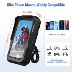 Support Téléphone Moto Pare-Soleil 12 Support Téléphone Moto Pare-Soleil -Monde Electronique Support telephone Moto KTUEOV grande compatibilite