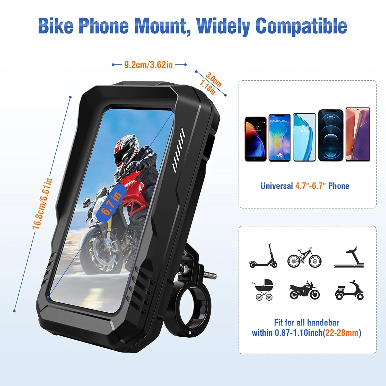 Support Téléphone Moto Pare-Soleil 6 Support Téléphone Moto Pare-Soleil – Image 4