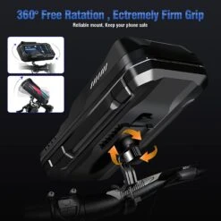 Support Téléphone Moto Pare-Soleil 11 Support Téléphone Moto Pare-Soleil -Monde Electronique Support telephone Moto KTUEOV rotation complete
