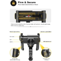 Support Téléphone Moto Libération Rapide -Monde Electronique Support telephone Moto Liberation rapide ferme et securise