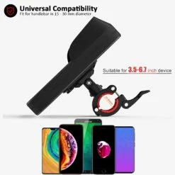 Support Smartphone Moto Étanche -Monde Electronique Support telephone Moto Plauso compatibilite universelle