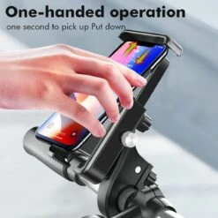 Support Mobile Pour Guidon De Moto Rotatif 12 Support Mobile Pour Guidon De Moto Rotatif -Monde Electronique Support telephone Moto Reetee operation a une main